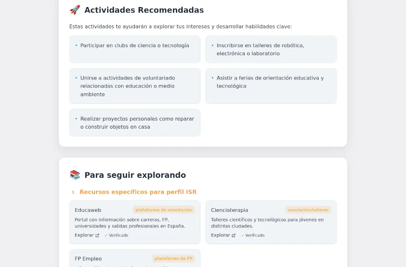 Plan de desarrollo personalizado